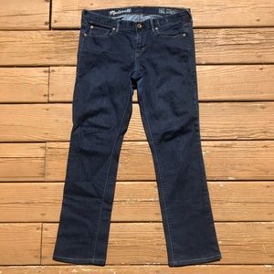 Madewell Rail Straight Blue Jeans Size 29